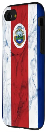 Vista 47 de Bandera de Costa Rica y fondo elegante - Funda del orgullo costarricense para iPhone 17