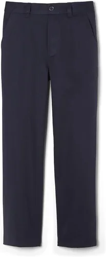 Vista 5 de French Toast Pantalones de ajuste relajado sin arrugas para niños Azul marino