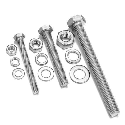 Vista 4 de Juego de 164 tuercas hexagonales M6/M8/M10, tornillos largos de acero inoxidable 304 Kit completo de tornillos métricos, sujetadores de acero