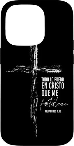 Vista 17 de Regalos Cristianos Versos Filipenses 4 13 Christian Spanish - Carcasa para iPhone 17