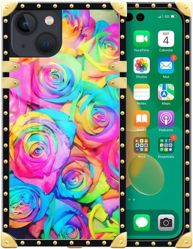 Vista 21 de DAIZAG Funda compatible con iPhone 14 Pro Max, funda de Angel Wings Girl para iPhone 14 Pro Max, decoración de metal de TPU suave a prueba de golpes