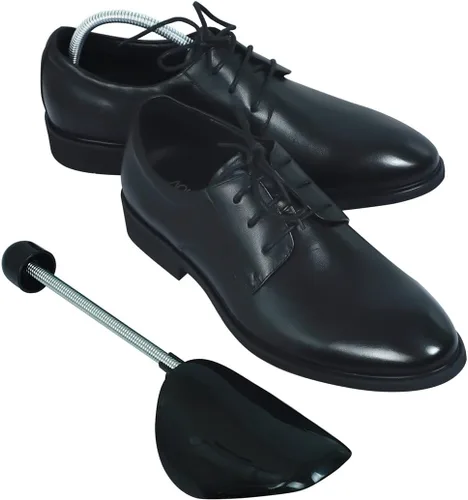 Vista 3 de 6 pares de hormas de plástico para zapatos de hombre (negro)