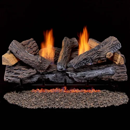 Vista 12 de Duluth Forge DLS-18R-2 Chimenea de doble combustible sin ventilación con troncos y control remoto, uso con gas natural o propano líquido, 30.000