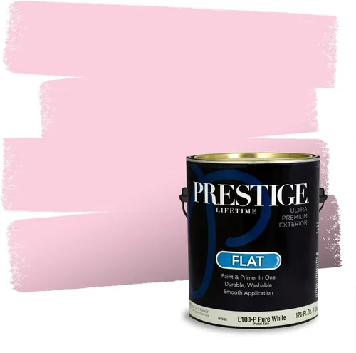 Vista 609 de Prestige Paints Pintura exterior e imprimación en uno, 1 galón, plano, coincidencia comparable de Valspar* Amber Rose*
