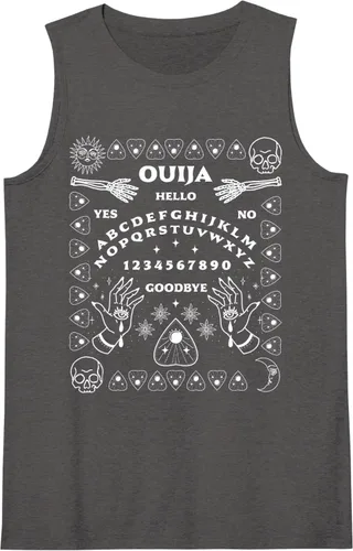Vista 4 de Ouija Junta Planchette Tank Top Negro