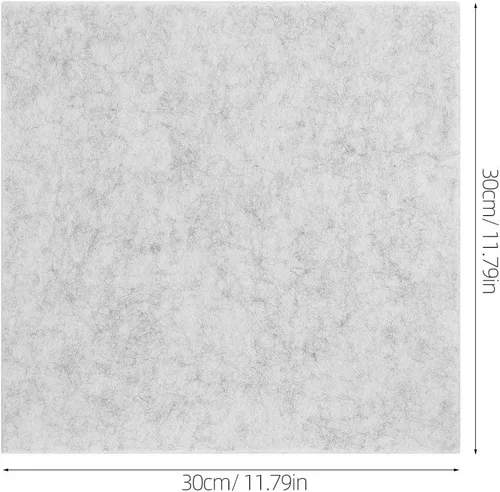 Vista 7 de ERINGOGO 12 paneles de pared insonorizados: paneles acústicos autoadhesivos a prueba de sonido, placa de cancelación de reducción de ruido de 12 x