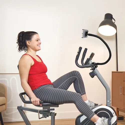 Vista 5 de Mippko Soporte magnético de cuello de cisne para cinta de correr/bicicleta giratoria/soporte de micrófono/soporte de música, brazo de cuello