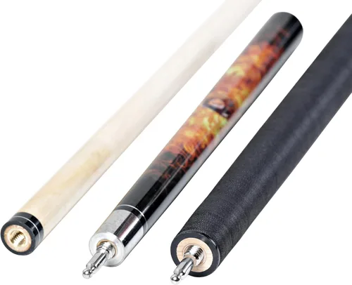 Vista 8 de ASKA Fireball Jump Break Cue Stick – 3-Piece Jump/Break Pool Cue, 58" Canadian Hard Rock Maple Shaft, 13mm Phenolic Tip & Ferrule, Quick Release