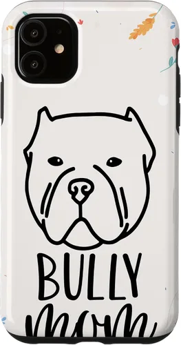 Vista 5 de Funda para iPhone 15 Bully Mom Bulldog Lover Pit Bull Dog Lover Crazy Dog Lady
