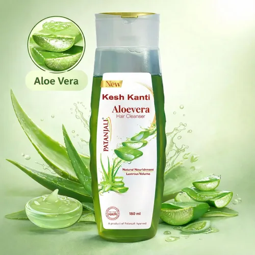 Vista 4 de patanjali Kesh Kanti Aloevera - Limpiador para el cabello, 6.08 fl oz (paquete de 1)