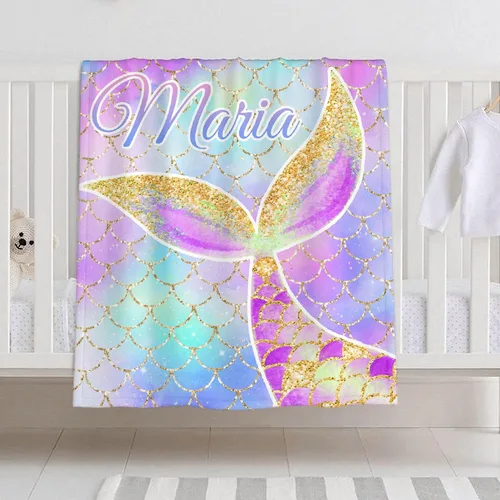 Vista 17 de Manta de bebé personalizada para niñas y niños, manta de bebé personalizada con nombre para niños pequeños, niños, ducha, recién nacidos, guardería