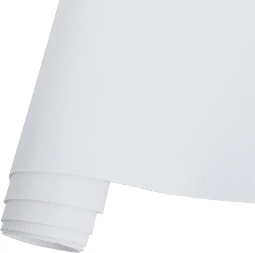 Vista 17 de HGUAN Rollo de hojas de piel sintética de color liso de 12 x 53 pulgadas, muy adecuado para hacer manualidades, aretes de cuero, lazos, costura Negro