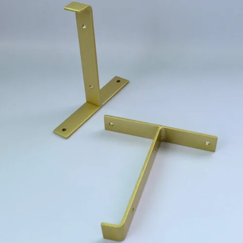 Vista 6 de Soportes para estante de esquina de labio montados en la pared, soportes flotantes para estante de cocina, soportes para estante en ángulo recto