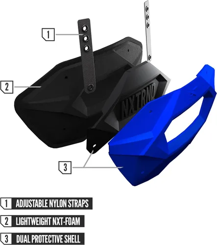 Vista 2 de Nxtrnd B-Plate Pro, placa trasera de fútbol, placa trasera para hombreras