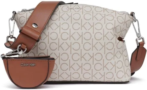 Vista 11 de Calvin Klein Cypress - Bolso cruzado con cremallera superior 2 en 1 para mujer Marrón/Caqui/Negro