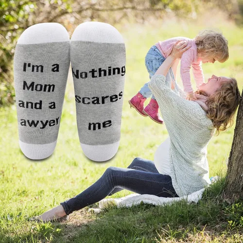 Vista 5 de LEVLO Calcetines para regalo para el día de la madre, regalo de graduación