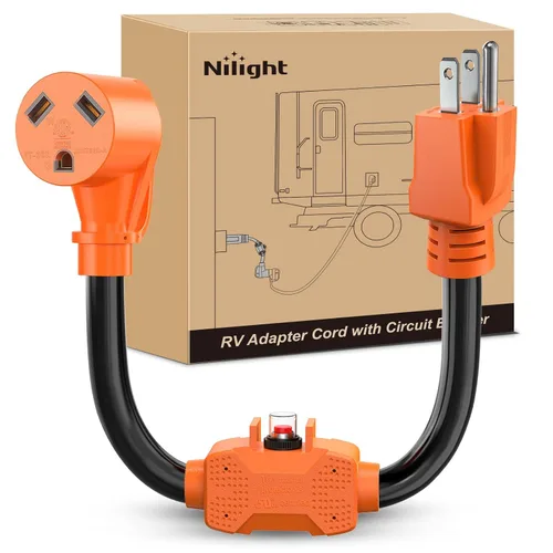 Vista 13 de Nilight Cable adaptador de secadora de 30 amperios a 30 amperios calibre 10 10-30P a 14-30R con cable de tierra