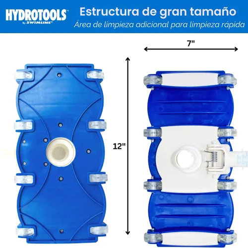 Vista 4 de Cabezal aspirador Swimline 8150 Flex pesado, azul