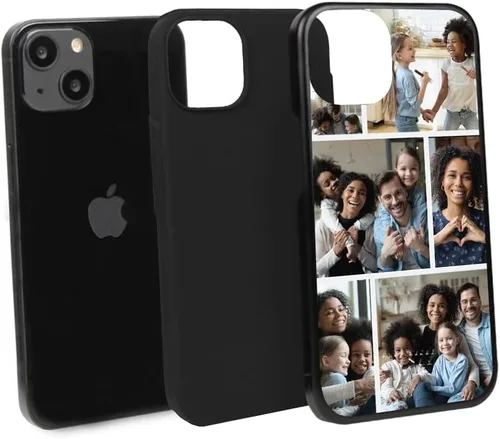 Vista 3 de Guard Dog Funda compatible con iPhone 13, grado militar, protección resistente de dos piezas, personalizada, fotos, seis marcos