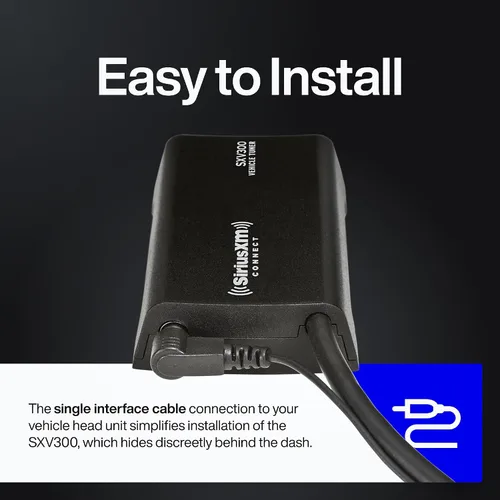 Vista 7 de Sintonizador de radio por satélite para vehículo, de SiriusXM, talla única , Negro