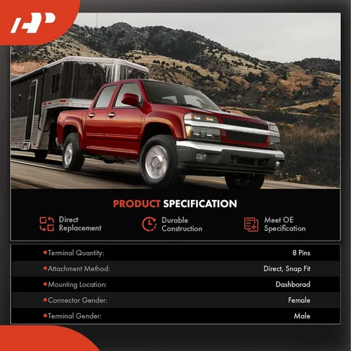 Vista 3 de Conjunto de interruptor de control de freno de remolque A-Premium Compatible con Chevrolet Silverado 1500 2500/3500 HD Suburban Tahoe Avalanche