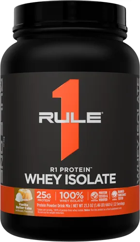 Vista 27 de Rule 1 Proteins R1 Protein Whey Isolate, crema de plátano, 23 porciones