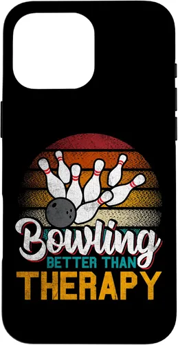Vista 19 de iPhone 16 Bowling - Better Than Therapy Bowler Case