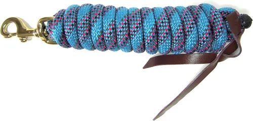 Vista 10 de Hamilton 5/8" x 10' Poly Cowboy Horse Lead Rope, Azul