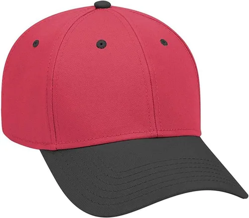Vista 27 de Ashen Fane Gorra de béisbol básica de sarga de algodón superior de perfil bajo estructurado de 6 paneles