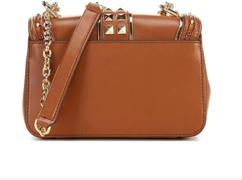 Vista 2 de MICHAEL Michael Kors Soho - Bolso de hombro de piel con marco pequeño, Equipaje, S