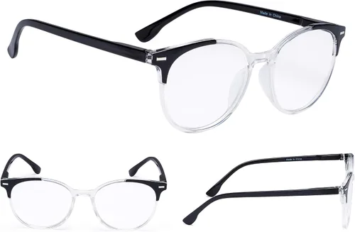 Vista 2 de Paquete de 4 elegantes lentes de lectura de gran tamaño para mujer