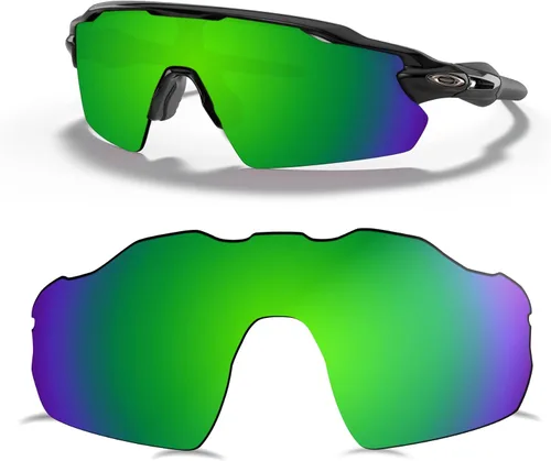 Vista 3 de Prizo ORL Lentes polarizadas de repuesto para gafas de sol Oakley Radar EV Pitch OO9211, 2 pares, MultiOptions