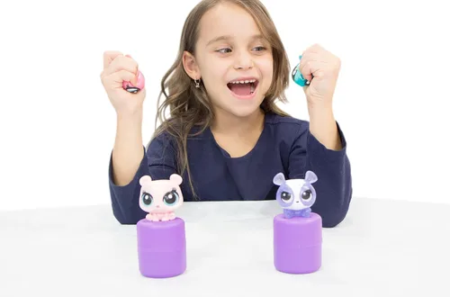 Vista 4 de Basic Fun Tech 4 Kids Littlest Pet Shop Mashems Fashems Blind Pack Capsule - Paquete de 4 (4 cápsulas por pedido)