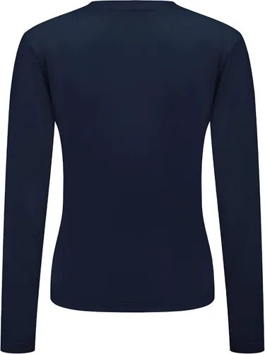 Vista 3 de Camisetas térmicas de capa base para mujer de manga larga cuello redondo elásticos ajustadas con capas camisetas