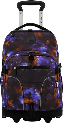 Vista 7 de J World New York Mochila rodante Lunar, bolsa para laptop con ruedas, Negro -, Mochila rodante Lunar, bolsa para laptop con ruedas