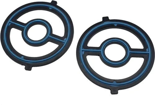 Vista 2 de Junta de enfriador de aceite de motor 2PCS para Mazda 3 5 MX-5 Miata CX-7 LF0214700