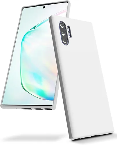 Vista 11 de GOOSPERY Funda de silicona líquida para Galaxy Note 10 Plus (2019) Silky-Soft Touch Full Body Protection Funda a prueba de golpes con forro