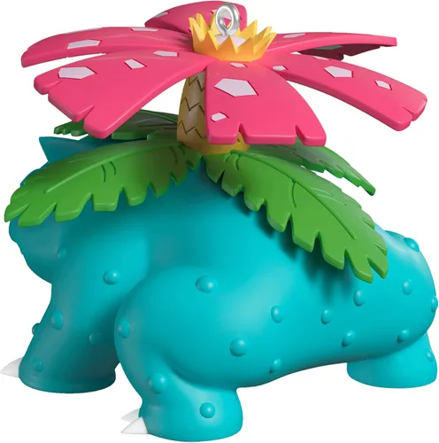 Vista 6 de Hallmark Keepsake - Adorno navideño 2025, Pokémon Venusaur, Regalos para fans de Pokémon