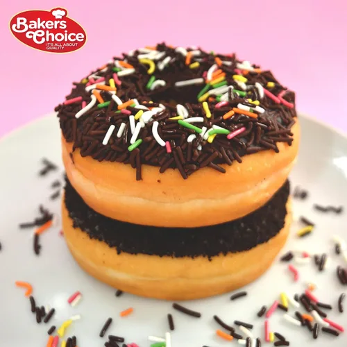 Vista 6 de Bakers Choice Chocolate Sprinkles for Ice Cream Toppings - Chocolate Jimmies Sprinkles for Baking - Dairy Free, Kosher 6.35 oz.