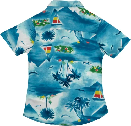 Vista 2 de Tommy Bahama Camisa tejida con botones para niños, camisa tejida con botones para niños