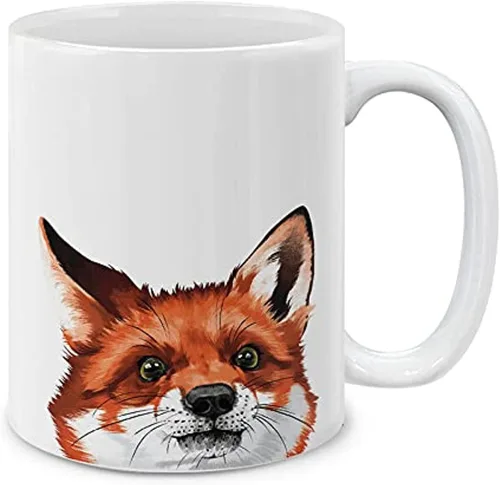 Vista 14 de MUGBREW Taza de té de cerámica linda de alpaca de 11 oz