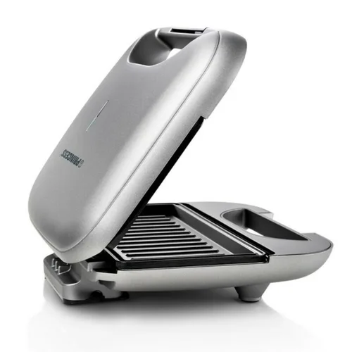 Vista 12 de Sandwichera Grill Princess 01.127003.01.001 Negro Plateado 750 W