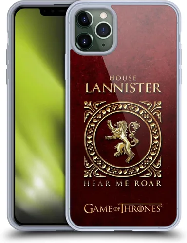 Vista 35 de Producto oficial de HBO Game of Thrones metálico Sigils Soft Gel Case para iPhone de Apple 7 Plus/8 PLUS, Lannister