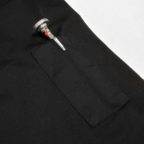 Vista 5 de Chaqueta de chef unisex de manga corta con botones