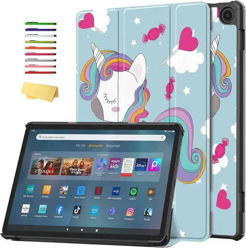 Vista 60 de Funda para Amazon Kindle Fire HD 8 y Fire HD 8 Plus (12ª/10ª generación, versión 2024/2022/2020) de 8 pulgadas, UUcovers con soporte triple