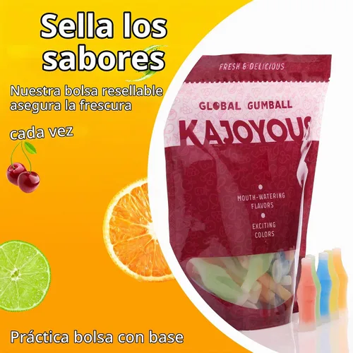 Vista 7 de Botella de cera para dulces rellenas con jarabes saborizados, botellas de cera vintage Candys Nik-L-Nips de caramelos surtidos a granel – 15 onzas