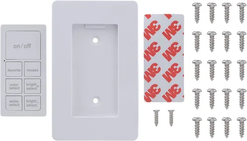 Vista 8 de Enbrighten Spectrum LED Pucks, 3 discos, multicolor o blanco, regulable, luces debajo del mostrador, luces debajo del gabinete, luces de disco