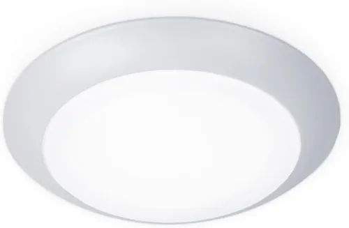 Vista 5 de WAC Lighting FM-306-930-BN disco para montaje al ras de luz led blanca suave de 3000 K, con calificación de Energy Star, grande, de níquel bruñido