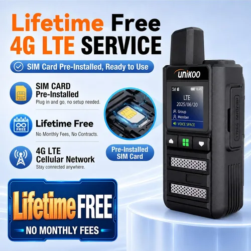 Vista 3 de Radios rápidas globales de alcance ilimitado 4G LTE PoC Walkie