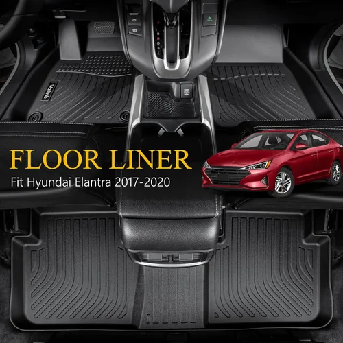 Vista 64 de Tapetes de piso para todo clima y forro de carga con respaldo para Chevrolet Suburban de 7 asientos 2021-2025 / GMC Yukon XL de 7 asientos
